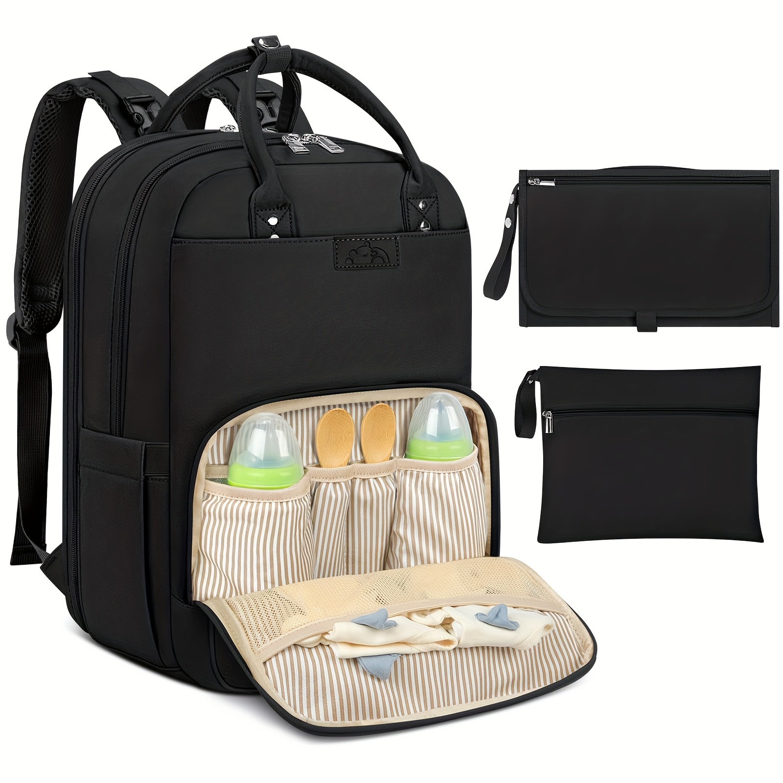 Diaper Changing Mat - NEWHEY-mochila para cambiar pañales con cambiador