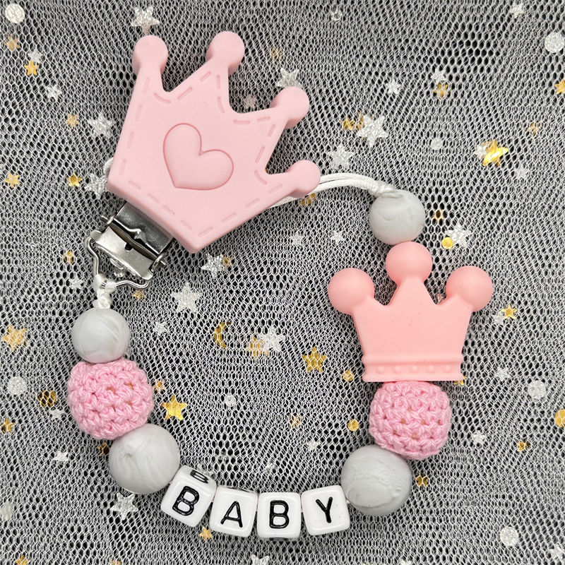 Baby Products Discount - Cadena de chupete de madera con