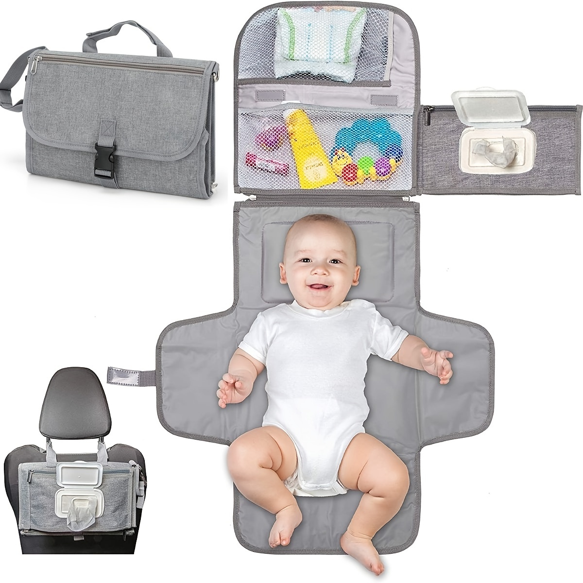 El mejor cambiador de bebé y c - Diaper Changing Mat reseña y precio